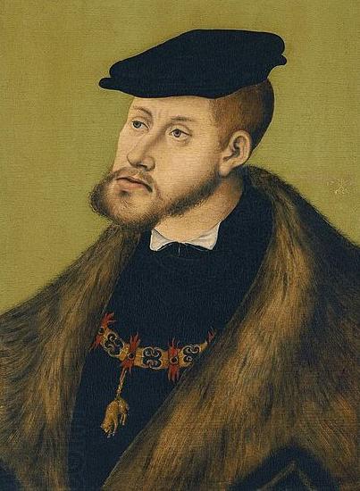 Lucas Cranach Portrait of Emperor Charles V China oil painting art